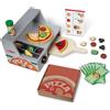 SPIN MASTER Melissa & Doug Forno della Pizza in Legno con Cibo Accessori