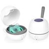 HOTUT Sterilizzatore Portatile per Ciuccio,Sterilizzatore per Succhietti a Luce UV,Sterilizza in 3 minuti Uccide il 99% dei germi,Ricaricabile USB-C,Disinfettante per Succhietti da Viaggio per Ciucci