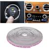Adunsiaoto Adesivi Cristallo Glitterati Diamante, Strisce Rivestimento Dell'automobile Autoadesive, Rotoli Nastro Cristallo Con Strass Diamantati, Nastro Strass Autoadesivo per Auto(Rosa)