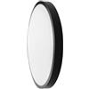 V-TAC VT-8618 Plafoniera 18W LED rotonda Cornice Nera bianco naturale 4000K IP44 - 76341