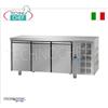 TECNODOM - Tavolo Frigo Refrigerato Professionale 3 porte, GN 1 1, Temp.+2Â° +8Â°C