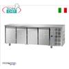 TECNODOM - Tavolo Frigo Refrigerato Professionale 4 porte, GN 1 1, temp.+2Â° +8Â°C