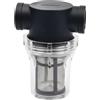 Suerhatcon Filtro per tubazione da 1 con filtro per pompa dell'acqua a 100 maglie in setaccio di acciaio inossidabile, filtro a setaccio in linea per pompa dell'acqua per irrigazione del giardino..