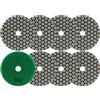 FOCSTOL Tamponi Diamantati per Lucidatura - 8 pezzi 100mm #800 Disco Diamantato per Lucidatura per Granito Marmo Pietra Artificiale Quarzo per Smerigliatrice Angolare