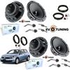 Focal Evotuning - no hertz Kit 8 Casse Altoparlanti Focal ASE165 Anteriori e Posteriori per VW Golf VI 6