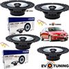 Alpine Evotuning - no hertz Kit 4 Casse Altoparlanti Alpine Anteriori e Posteriori per Alfa Romeo 156