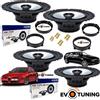 ALPINE Kit 4 Casse Altoparlanti Alpine Anteriori e Posteriori per Alfa Romeo 159