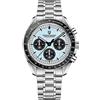 RollsTimi Pagani Design 1701 V3 Moon, Orologio da polso da uomo al quarzo, con cronografo e movimento giapponese VK63, in acciaio inossidabile, impermeabile e sportivo