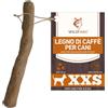 Wildfang® Legno di Caffè Cani, XXS - Masticativo Resistente per Masticatori Aggressivi, Gioco per la Dentizione dei Cuccioli, Bastoncini in legno di caffè per cani XX-piccoli (5 kg), Confezione da 1