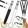 SUpoetry 2 PCS Fischietti a Ultrasuoni per Cani, Fischietti per Addestramento Cani con Frequenza Regolabile, per Il Richiamo dei Fischietto per Cani Antiabbaio, Fischietti per Cani di Tutte Le Razz