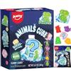 AMOS Peelerz Caramelle Gommose,Pasqua Regali Dolci 4 Sapori (Fragola & Uva & Mela & Arancia) Misterioso Cubo Peeling Frutta Gommose Caramelle, Snack Circa 8-10 Bustine - 240 G