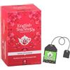 English Tea Shop | Infuso BIO Rooibos Melagrana Bacche Acai | Rooibos Tisana Fruttata - 20 Filtri (30 Gr) | Miscela Frutta e Roobios Senza Caffeina per la Sera