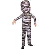 amscan 9907134 - Costume unisex per bambini, motivo: mummia zombie, con testa grande, per Halloween, età: 4-6 anni
