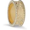 TOSCANA BY ETRUSCA Anello in bronzo placcato oro 18kt con disegni