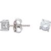 ALFIERI & ST. JOHN Orecchini punto luce Alfieri & St John in oro bianco con diamanti ct 0,43 colore g purezza si1