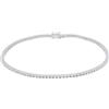 ALFIERI & ST. JOHN Bracciale tennis Alfieri & St John collezione Mirror in oro bianco con diamanti ct. 0,60 colore H purezza SI. Misura 21 cm