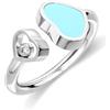 CHOPARD Anello chopard happy hearts con turchese