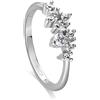 LUXURY MILANO Anello beatrice design in argento con zirconi
