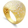 ALFIERI & ST. JOHN 925 Anello astra in argento 925 dorato con pavé di zirconi bianchi