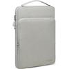 HYZUO 17-17,3 Pollici Borsa per portatile per 17 17,3 HP/Dell/Lenovo/ASUS/Acer/LG/MSI Gaming Laptop/Razer Blade 17/18, Uomini Donne NoteBook Custodia protettiva Borsa, Grigio Chiaro