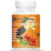 Hyper Curcuma & Vit C - Curcuma + Zenzero + Pepe Nero + Vitamina C - Alto dosaggio Piperina e Curcumina - Antinfiammatorio e Antiossidante Naturale - Integratore Turmeric 100% Vegano - 130 compresse