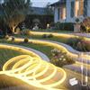 SUCIKORIO Striscia LED Neon 2 Metri, Silicone Rotondo COB Strisce Led Esterno Impermeabile Ignifugo IP65 Luci Leds Camera da Letto 220V Luce Calda 3000K Tagliabile 120 LED/m LED-Strip Con Interruttore
