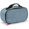 TATAY Borsa Termica Porta Pranzo Impermeabile - Urban Food Mini 1,5L | Contenitore Ermetico 0,5L Incluso | Triplo Strato Isolante | Corpo Semirigido | Tasca Interna | 21,5x9x12 cm, Blu Denim