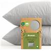 Dreamzie - Federa Cuscino 40x70 cm - Set da 2-100% Cotone Bio - Grigio