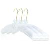Hangerworld 10 Imbottiti 43cm Raso Appendiabiti Bianco con Gancio Dorato Top