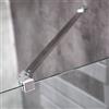WITEN&NOCK Asta di stabilizzazione per pareti doccia 70 cm cabine doccia spessore vetro 6 mm 8 mm 10 mm girevole asta di supporto vetro-parete staffa di stabilizzazione in acciaio inossidabile