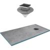 Aurlane PACR008 - Piatto doccia, colore: Grigio