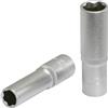 KS Tools, 911.1243-E, 1/2 chiave a tubo da 13 mm lungo, cromato, sul gancio