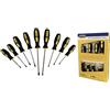 Kippen 1226BX - Set da 9 Pezzi di Cacciaviti Semi Professionali in Acciaio al Cromo Vanadio con Impugnatura in Materiale Soft Grip