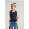 Intimissimi Canotta Bambino A Costine In Cotone Superior Blu