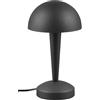 RL LIVE YOUR LIGHT Reality Lampada da tavolo Canaria R59561180, metallo nero opaco/oro, con LED E14 da 4,9 Watt, On/Off Touch