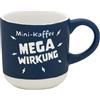 GRUSS & CO Tazza da caffè con incisione Mega | Mini tazza in gres da 10 cl, con nastro regalo | regalo amici, compleanno | 74649