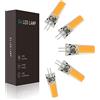 BVCL Lampadine LED G4, lampadine LED COB da 5 W sostituiscono le lampadine alogene da 50 W, 12 V-24 V AC/DC 500LM non dimmerabili, angolo di flusso luminoso a 360 gradi,5PCS (Color : Warmweiß)