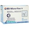 Corman BD Micro-Fine Aghi 31GX8mm per Penna Insulina 100 pezzi