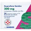 Sandoz Ibuprofene Sandoz 200 mg Antidolorifico 24 Compresse Rivestite