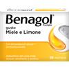 Benagol Antisettico Per Bocca e Gola Miele e Limone 36 Pastiglie