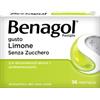Benagol Antisettico Per Bocca e Gola Limone Senza Zucchero 36 Pastiglie