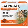 Frontline FRONTPRO Contro Pulci E Zecche 28,3 Mg Per Cani 4-10Kg 3 Compresse Masticabili