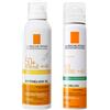La Roche Posay Anthelios Spray Invisibile Corpo SPF50+ 200 ml + Anthelios Spray Viso SPF50+ Protezione Solare Invisibile 75 ml