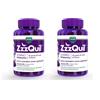 ZzzQuil Natura Melatonina BIPACCO Integratore Per Dormire Con Melatonina Pura ed Estratti Di Valeriana Camomilla e Lavanda 2x60 Pastiglie Gommose