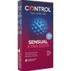 Control Sensual Xtra Dots Profilattici Extra Stimolanti 6 Pezzi