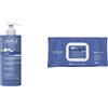 Uriage Bébé Liniment Oléo Thermal Trattamento Detergente Protettivo 500 ml + Salviette Detergenti All' Acqua Neonati e Bambini 70 Pezzi