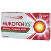 NurofenXS 400mg 10 Capsule Molli Per Mal di Testa Dolori Ai Denti e Muscolari