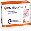 Bd micro-fine BD Microfine Ago 6mm 31G 100 Pezzi