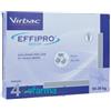 Effipro Virbac Effipro Spot-On Antiparassitario Cani Taglia Media 10-20 Kg 134 mg 4 Pipette