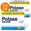 Polase Classico Magnesio e Potassio Integratore Alimentare Sali Minerali Gusto Arancia 36 + 36 Bustine